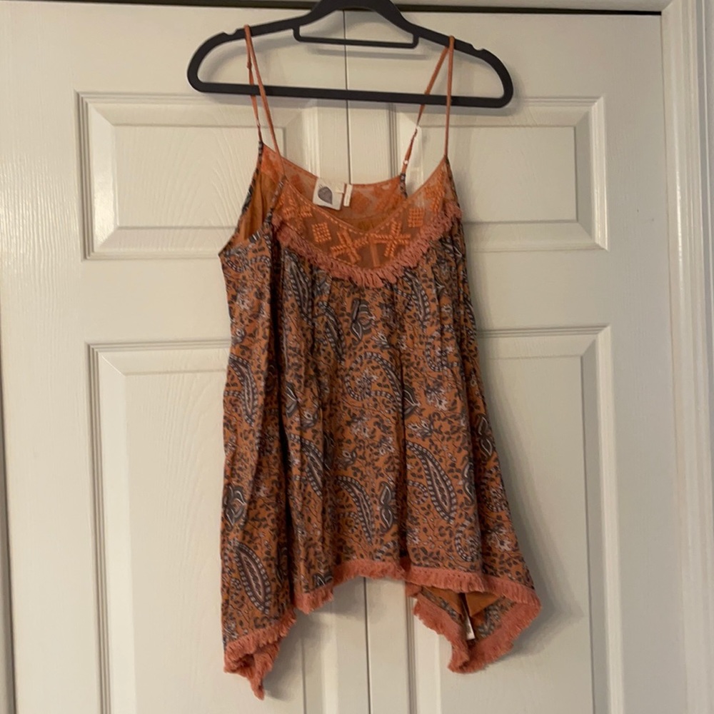 Gray/Melon swing camisole size L